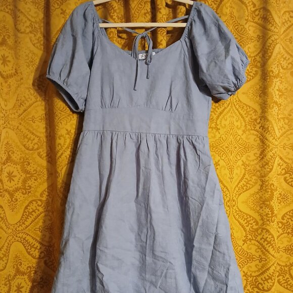 Large Blue Summer Dress - Picture 1 of 8